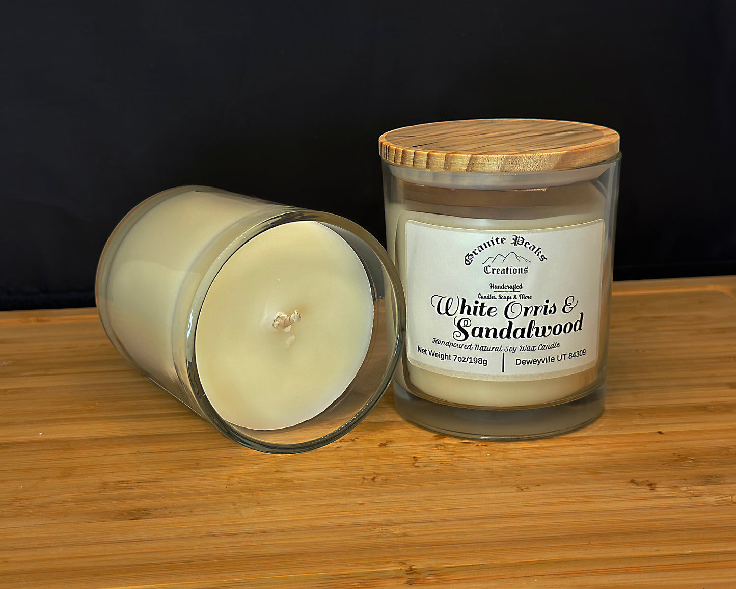 White Orris and Sandalwood Candle