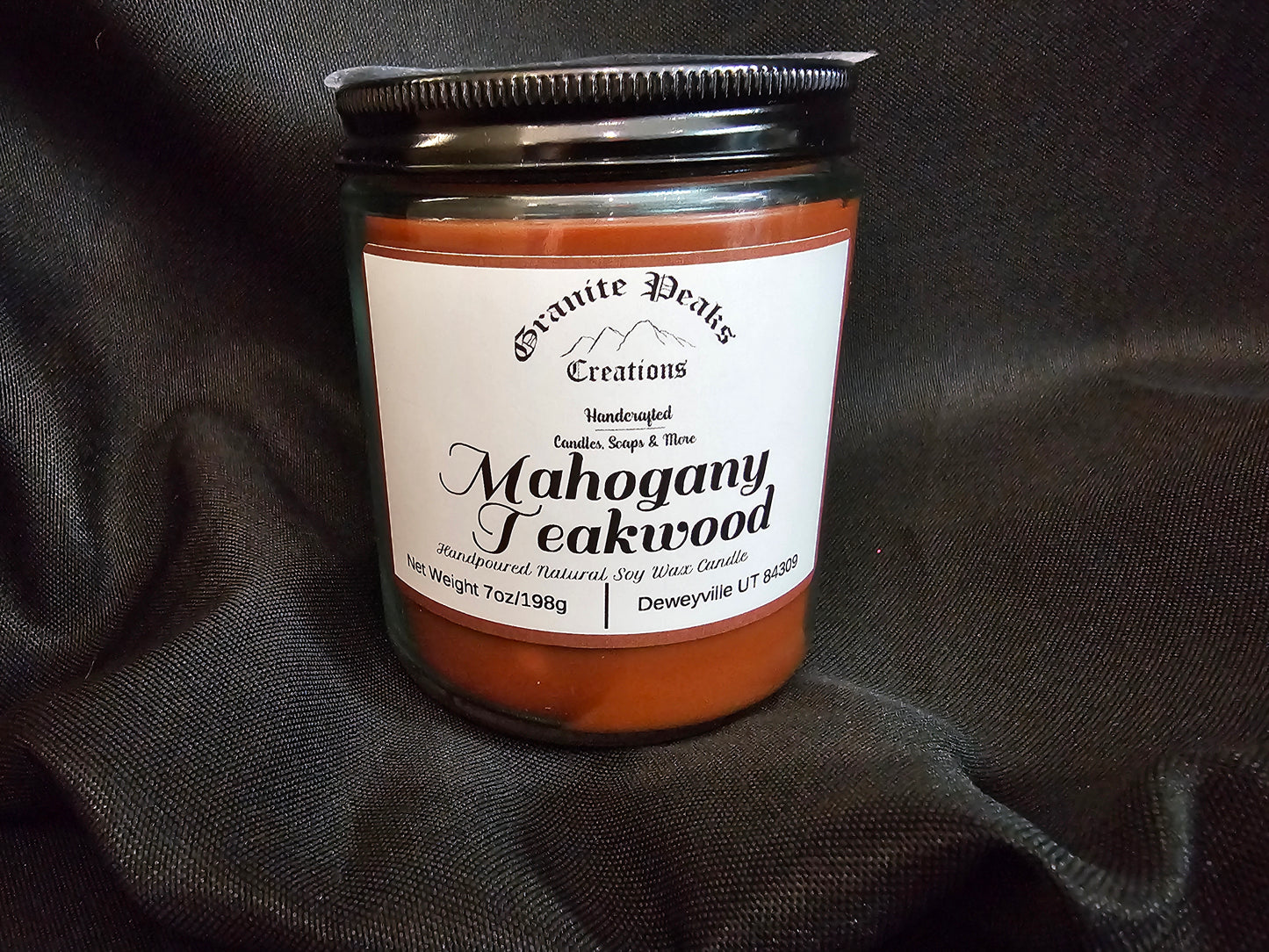 Mahogany Teakwood Candle