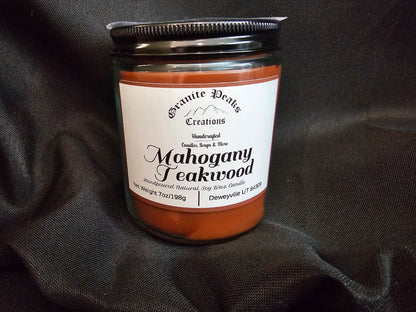 Mahogany Teakwood Candle