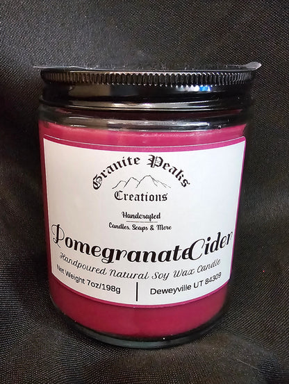 Pomegranate Cider Candle - 7oz Country Jar