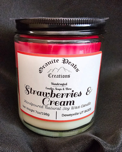 Strawberries and Cream Candle