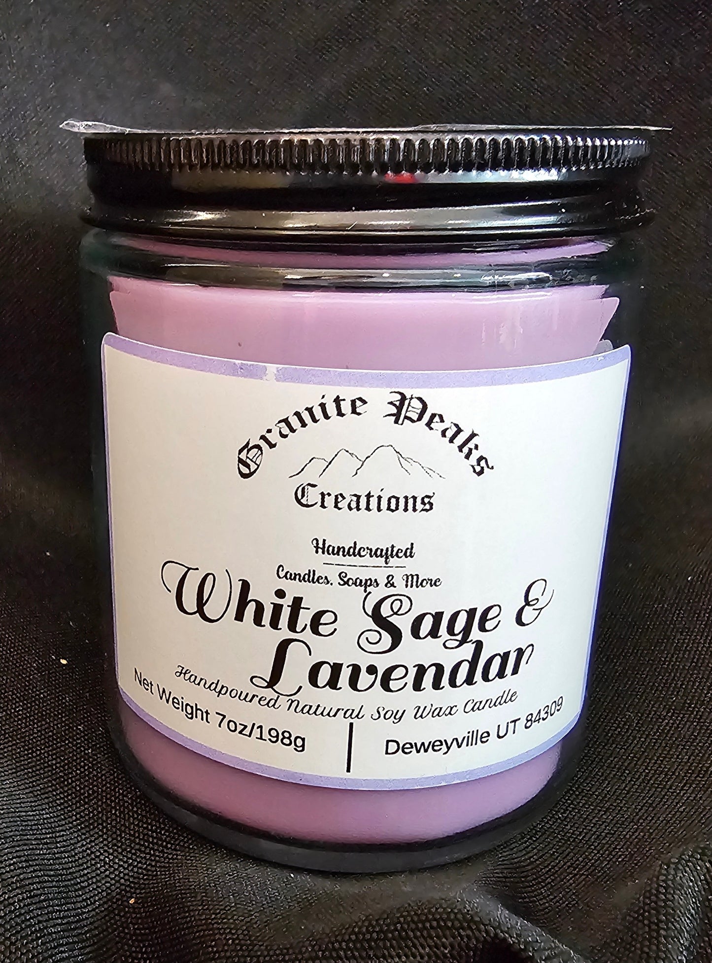 White Sage and Lavender Candle