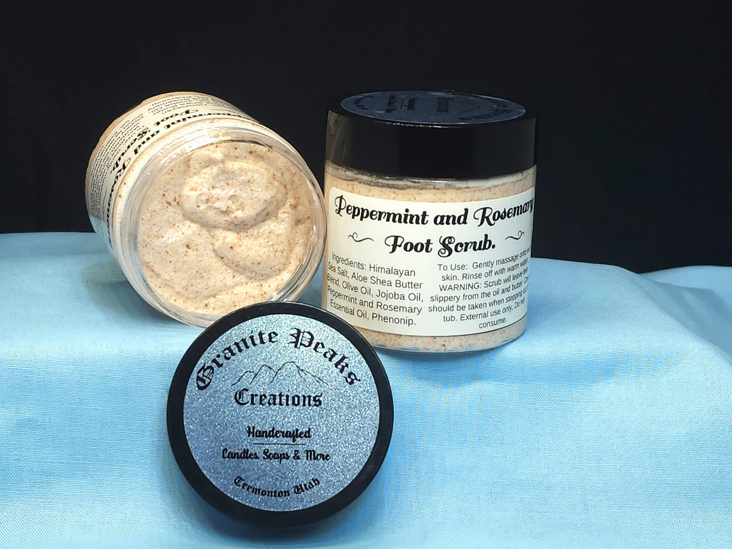 Peppermint Rosemary Foot Scrub