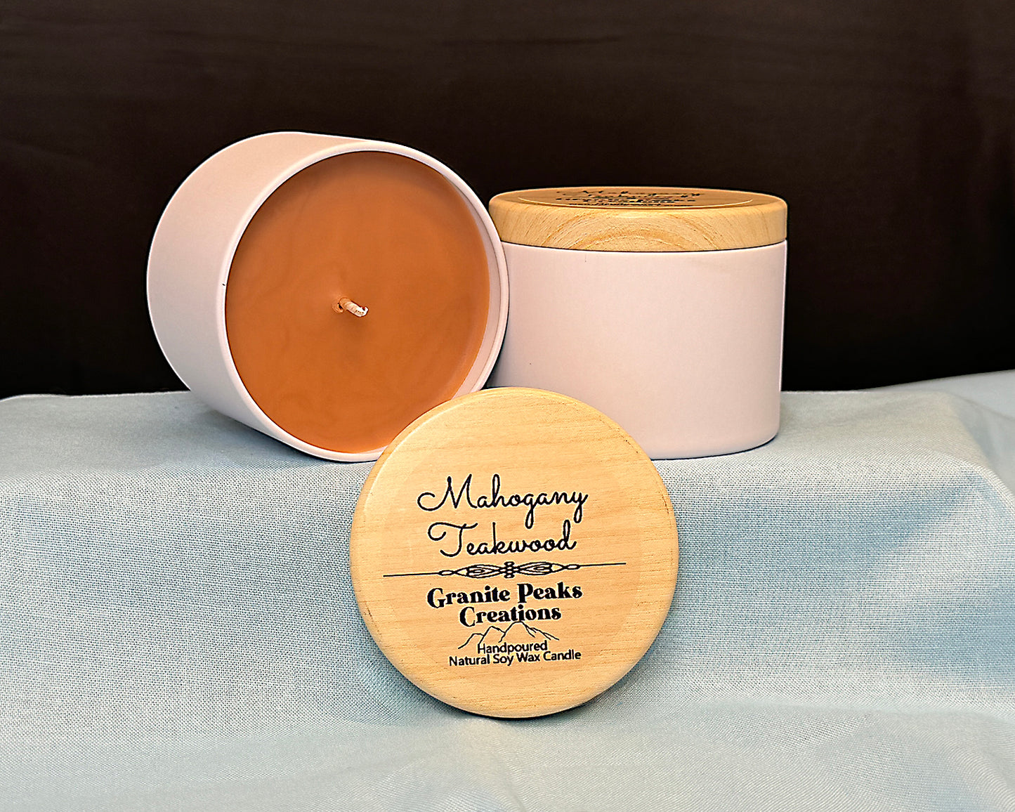 Mahogany Teakwood Candle