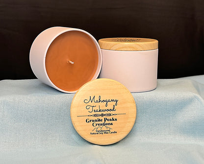 Mahogany Teakwood Candle