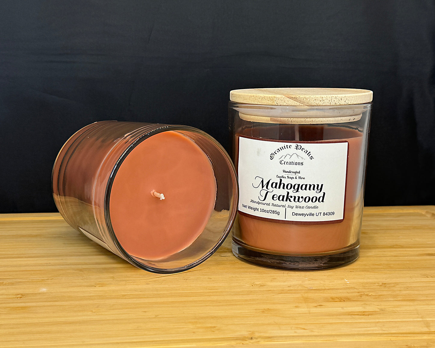Mahogany Teakwood Candle