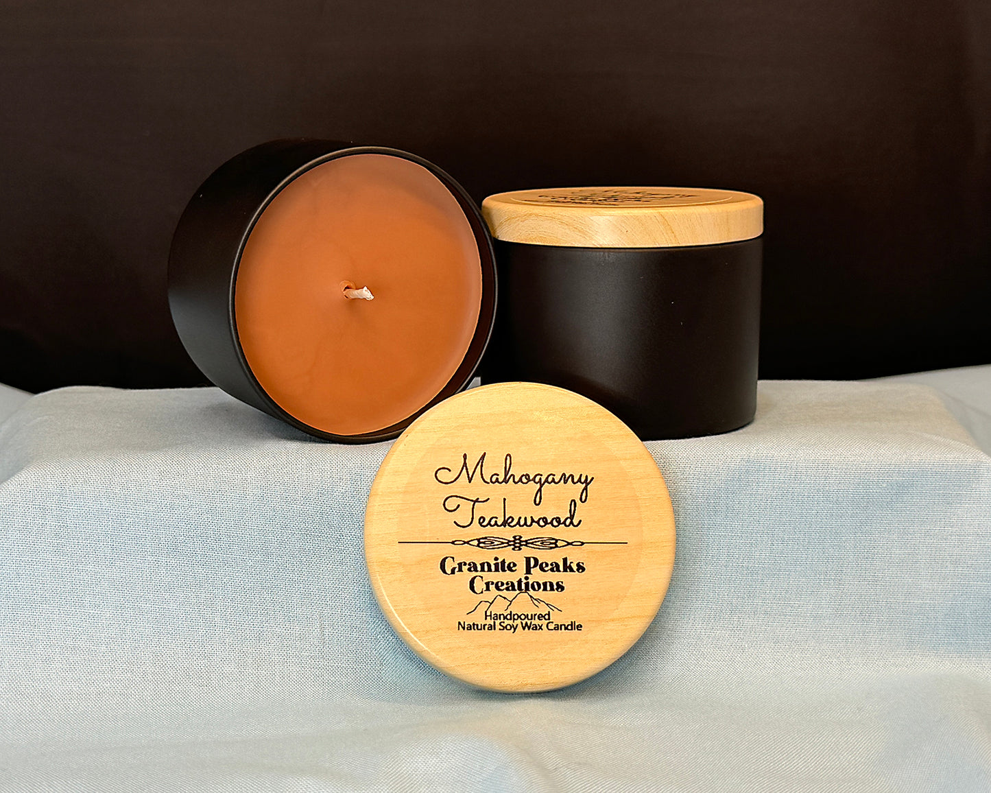 Mahogany Teakwood Candle