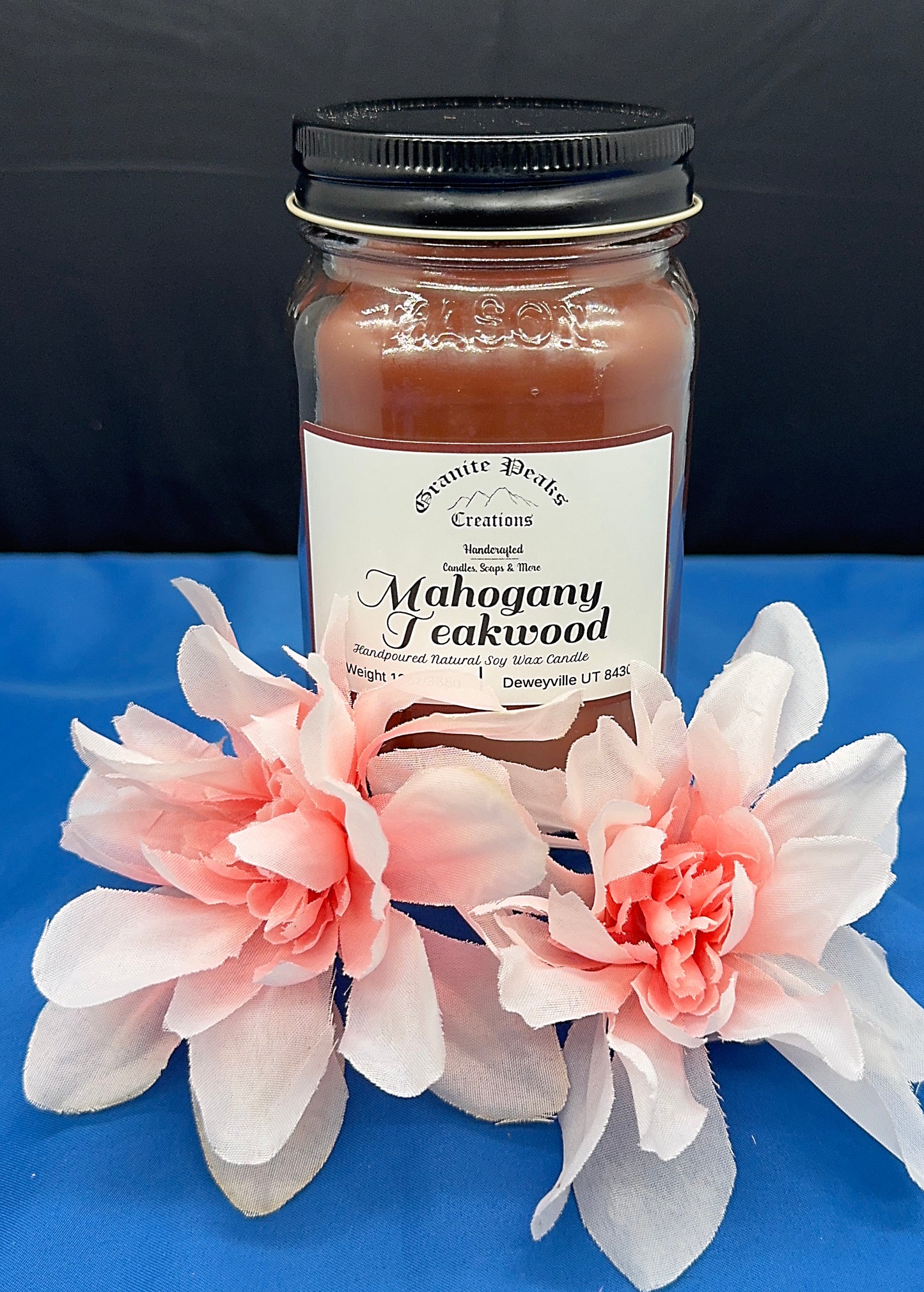 Mahogany Teakwood Candle