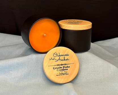 Oakmoss and Amber Candle