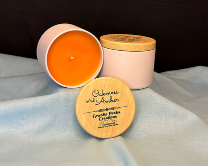 Oakmoss and Amber Candle