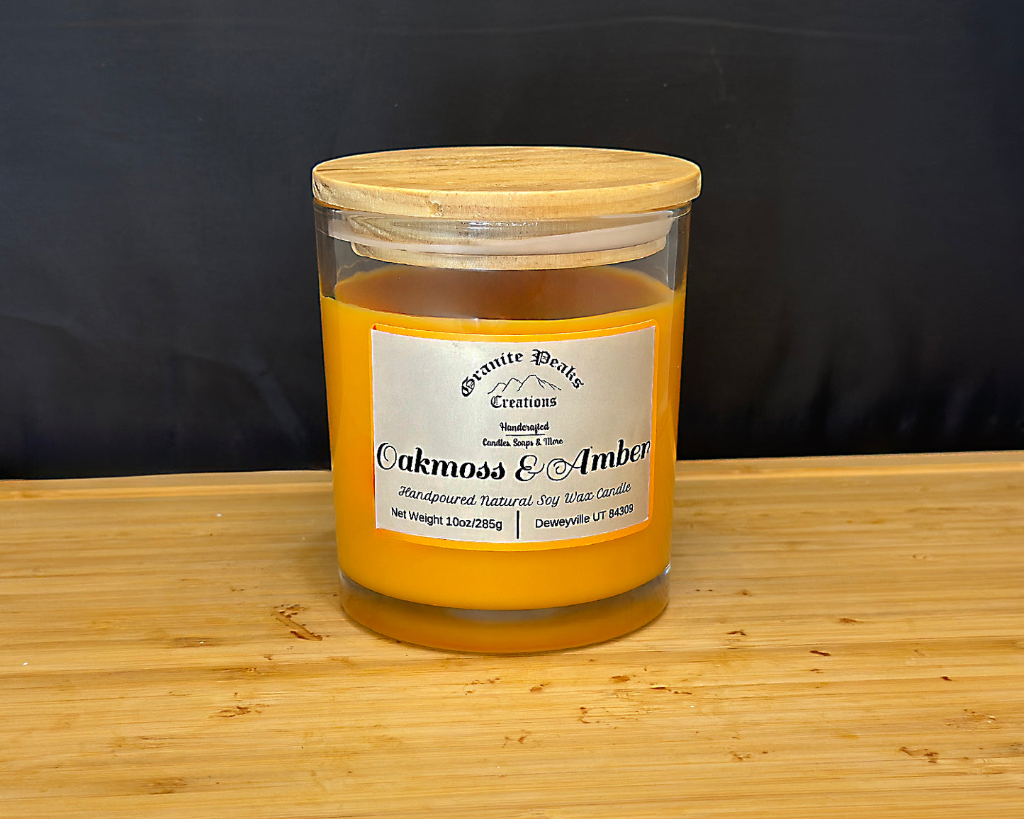 Oakmoss and Amber Candle