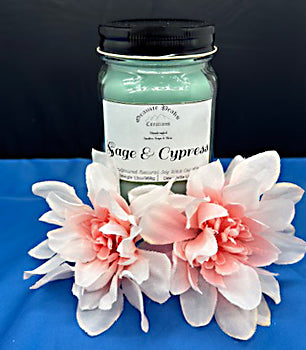 Sage and Cypress Candle