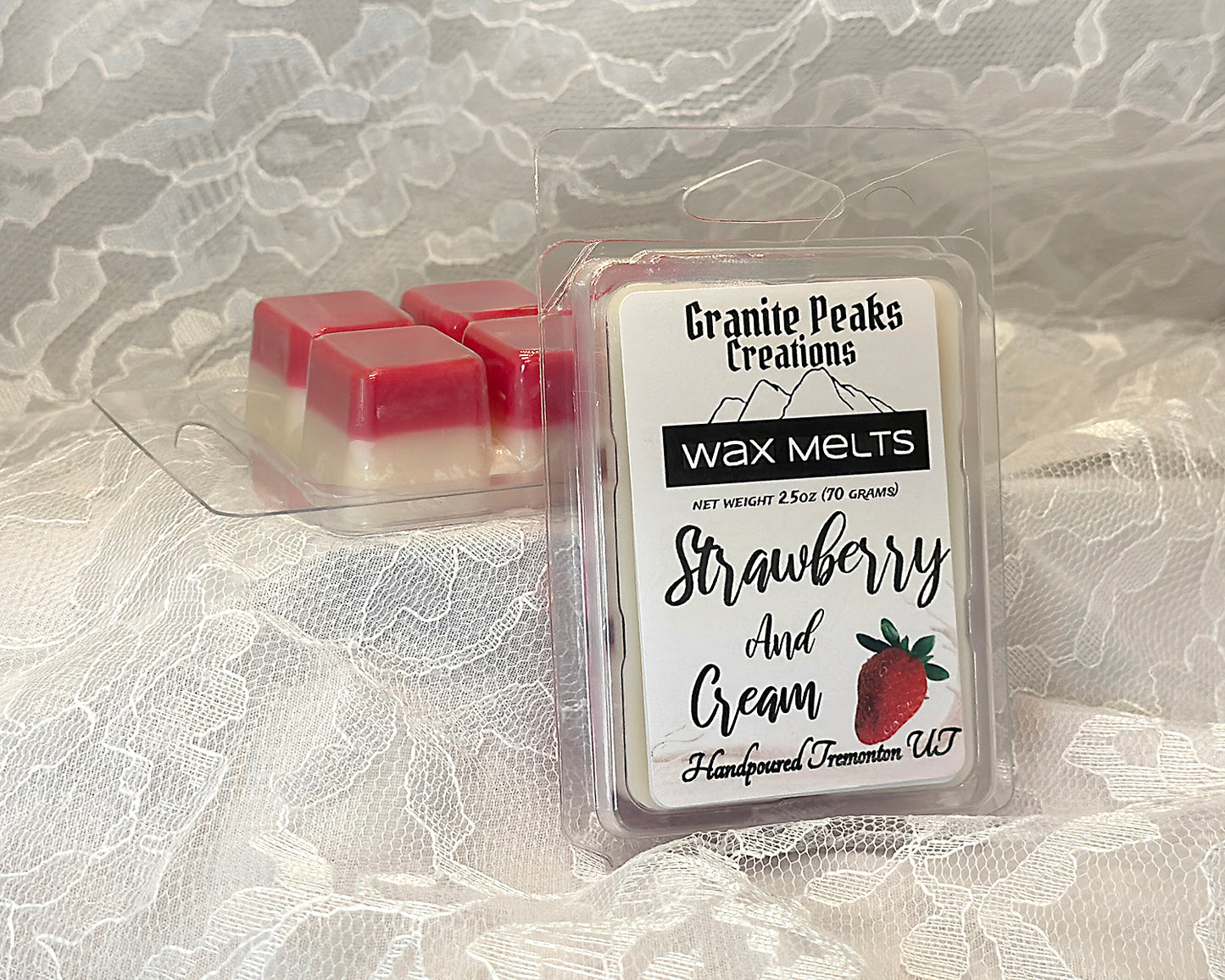 Strawberries and Cream Wax Melt