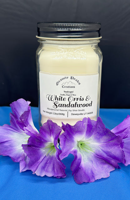 White Orris and Sandalwood Candle
