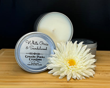 White Orris and Sandalwood Candle