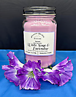 White Sage and Lavender Candle