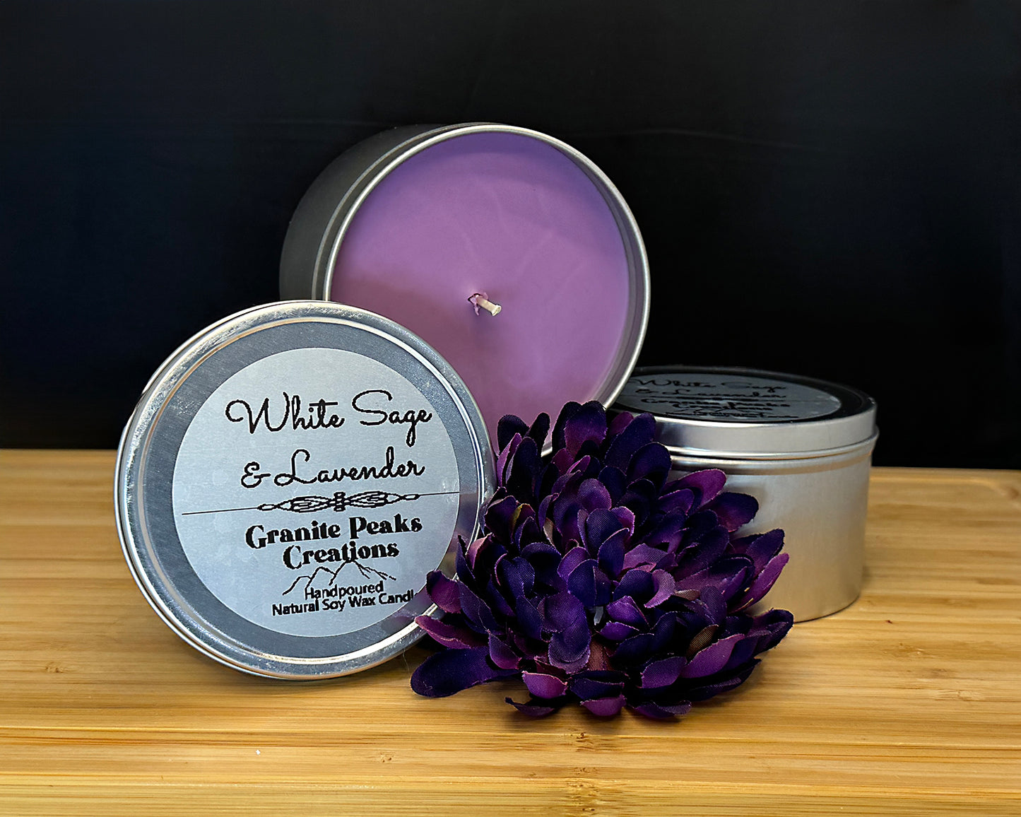 White Sage and Lavender Candle